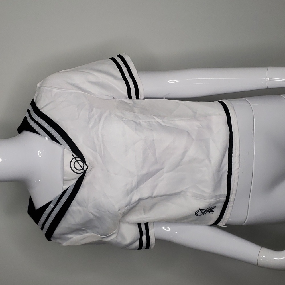 Anime Ibuki Mioda Uniform White & Black Sailor Top Costume Cosplay Size X-Small